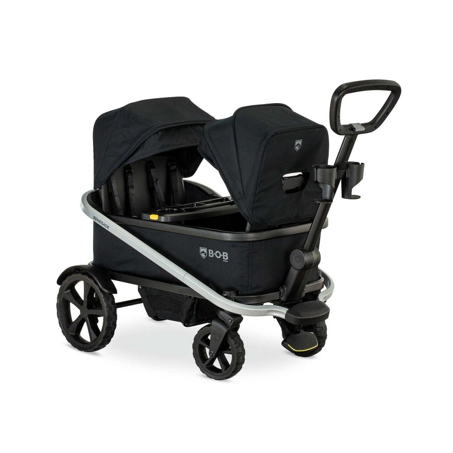 Strollers Bob | Bob Gear Renegade Wagon Bundle With Black Canopies