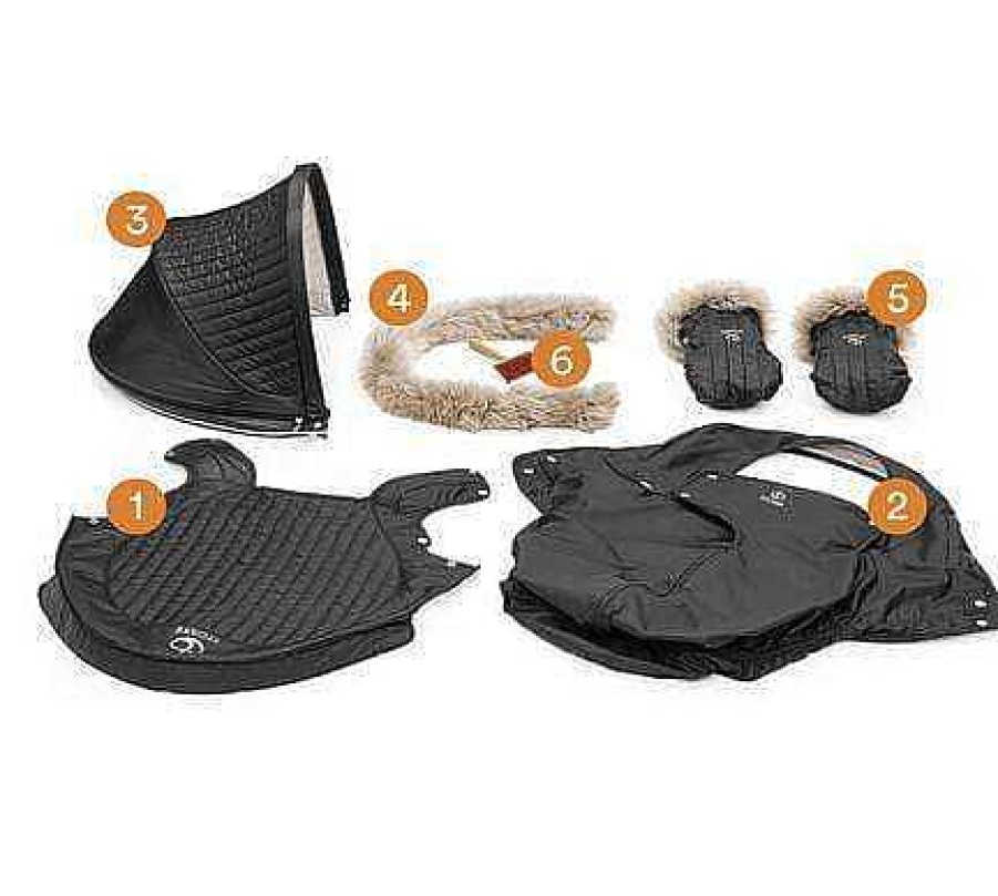 Strollers Stokke Hand Muffs | Stokke Xplory X Winter Kit Black