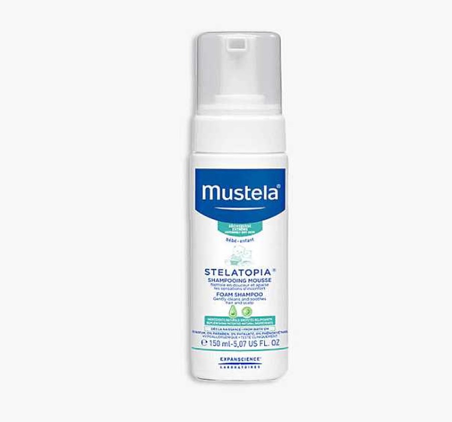 Bath & Care Mustela Perfume And Lotions | Mustela Eczema Prone Stelatopia Foaming Shampoo (5.0 Oz)