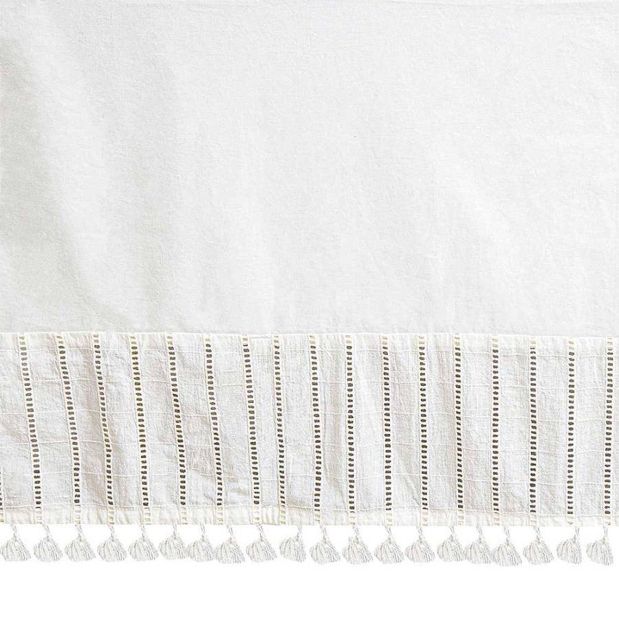 Nursery Crane Baby Crib Sheets | Crane Off-White Boho Bed Skirt