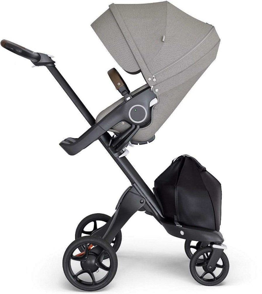 Strollers Stokke Full Size Strollers | Stokke Xplory V6 Handle Black/Black Melange/Black