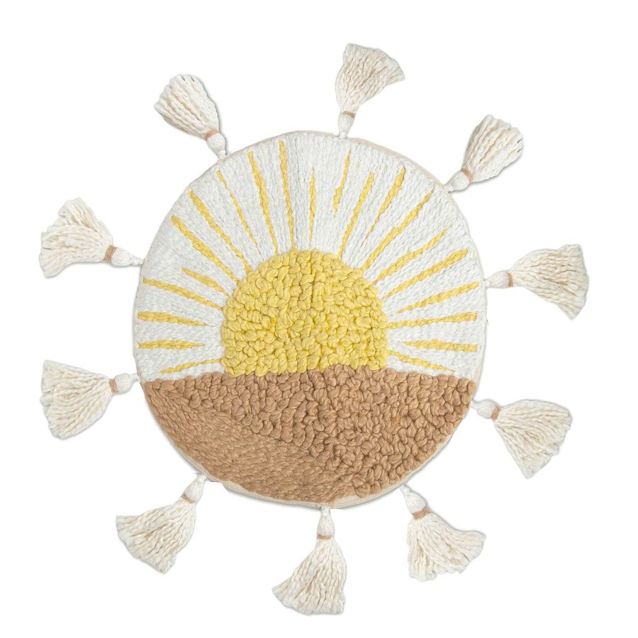 Nursery Crane Baby | Crane Baby Sunshine Pillow Cover With Fill & Bag