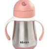 Feeding Beaba Sippy & Training Cups | Beaba Stainless Steel Straw Sippy Cup