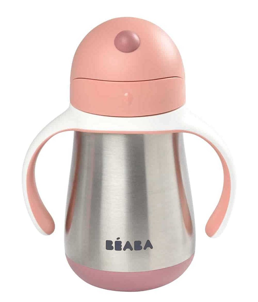 Feeding Beaba Sippy & Training Cups | Beaba Stainless Steel Straw Sippy Cup