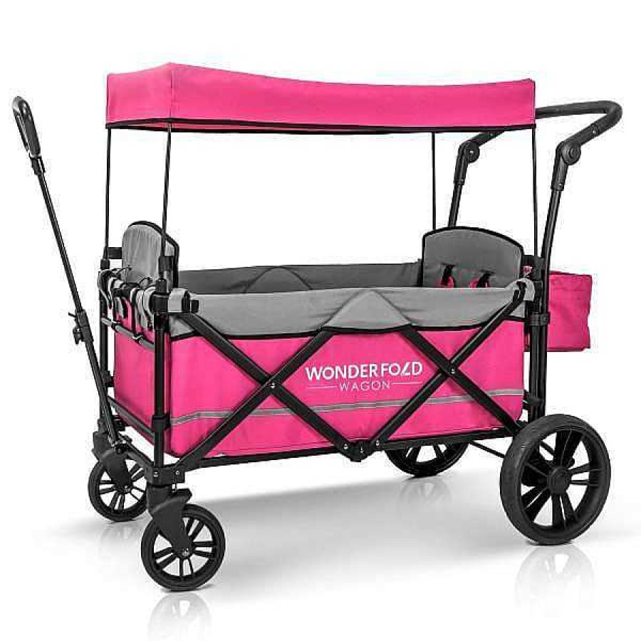 Strollers Wonderfold Wagon | Wonderfold Wagon X2 Pull/Push Double Stroller Wagon