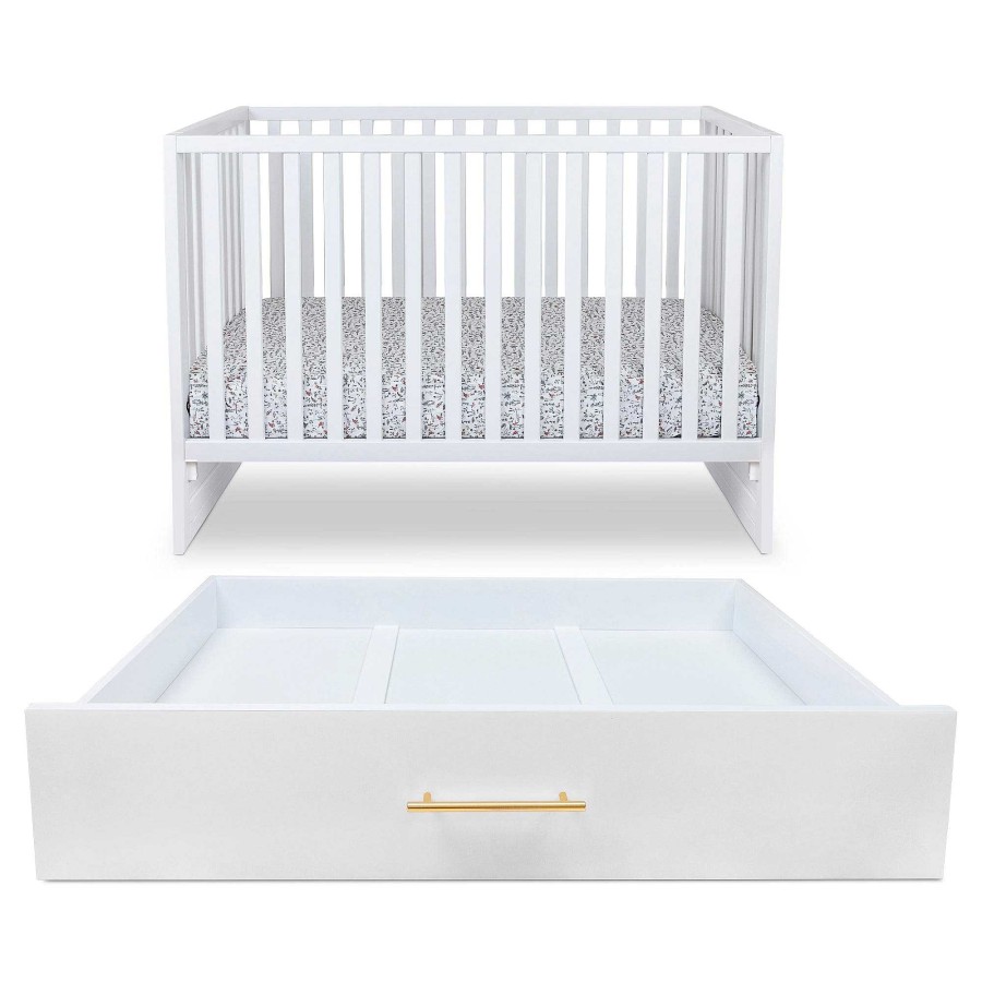 Nursery HushCrib | Hush Crib With Trundle + Custom Vinyl Mattress For Trundle