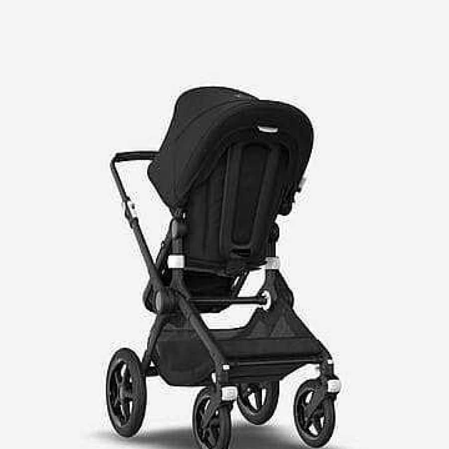 Strollers Bugaboo Full Size Strollers | Bugaboo Fox2 Stroller Black/Black/Black