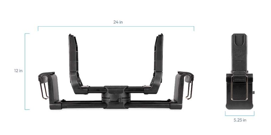 Strollers Wonderfold Wagon | Wonderfold W4 Series Car Seat Adapter - Cybex, Nuna, Maxi-Cosi