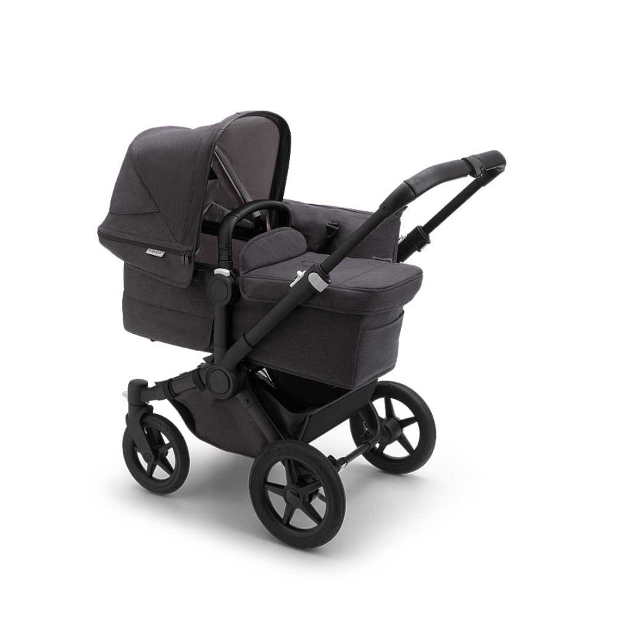 Strollers Bugaboo | Bugaboo Donkey 5 Mono Mineral Complete Stroller Black/Washed Black