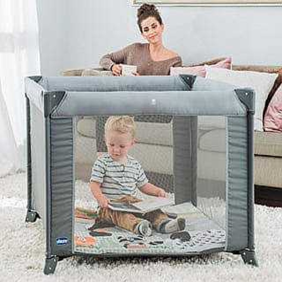 Nursery Chicco | Chicco Tot Quad Portable Square Playpen