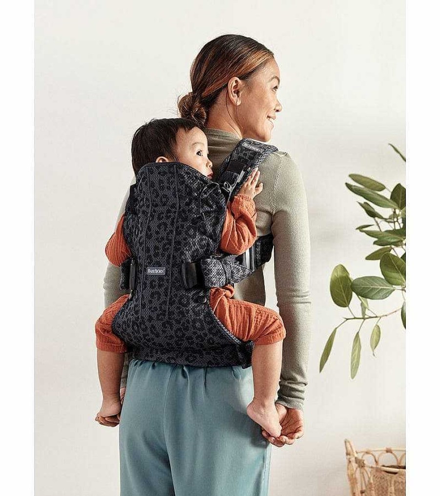 Gear Baby Bjorn Infant Carriers | Baby Bjorn Baby Carrier One Air 3D Mesh Anthracite Leopard