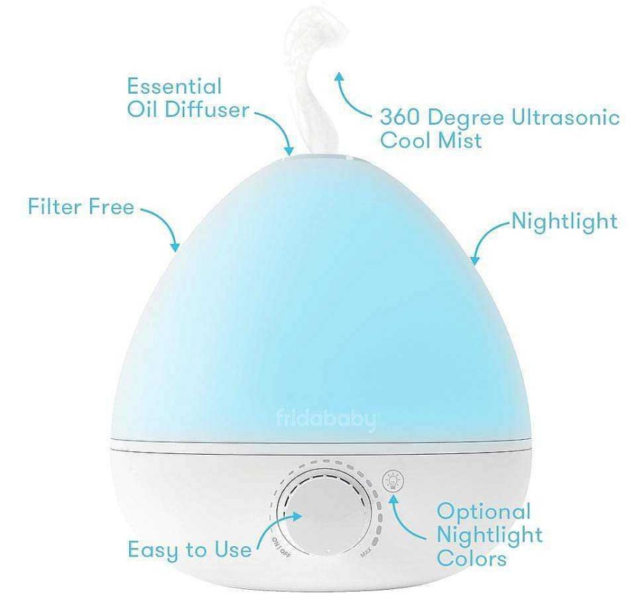 Nursery FridaBaby Humidifiers | Fridababy Breathefrida The 3-In-1 Humidifier, Diffuser + Nightlight