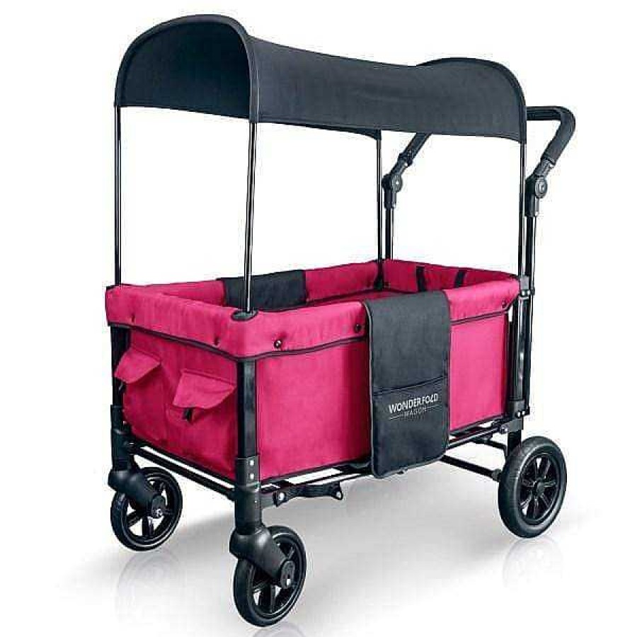 Strollers Wonderfold Wagon | Wonderfold Wagon W1 Push Double Stroller Wagon