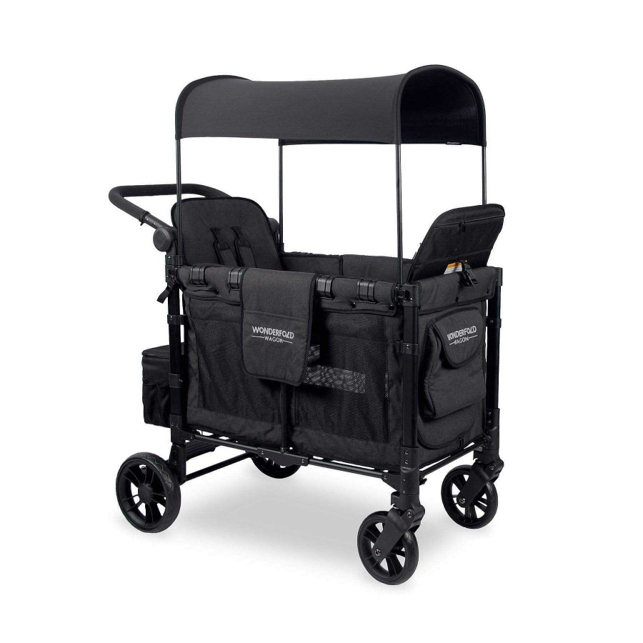 Strollers Wonderfold Wagon | Wonderfold Wagon W2 Elite Double Stroller Wagon (2 Seater)