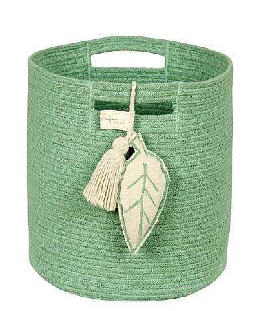 Nursery Lorena Canals | Lorena Canals Basket Leaf Green