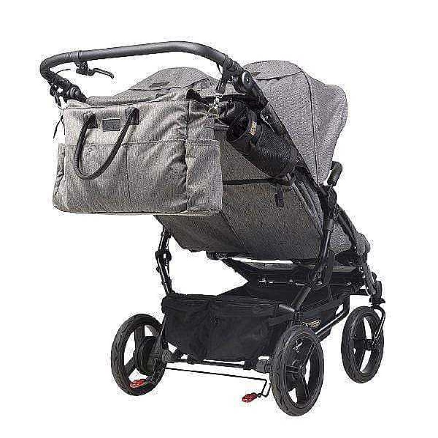 Strollers Mountain Buggy Side-By-Side Strollers | Mountain Buggy Duet Luxury Double Stroller Herringbone