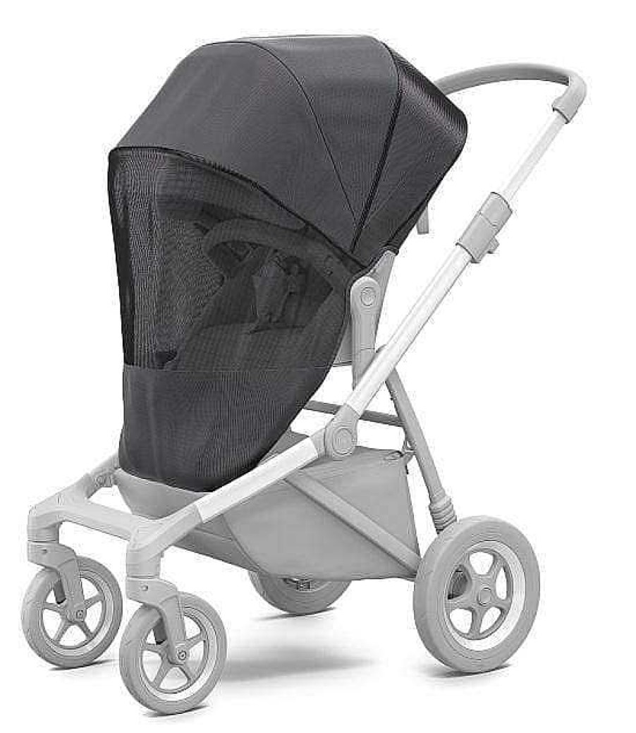 Strollers Thule Rain, Sun And Insect Covers | Thule Sleek Mesh Cover Black