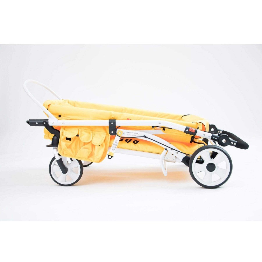 Strollers Wonderfold Wagon | Wonderfold Wagon Mj06 Multifunction Quad Stroller Wagon (4 Seater School Bus)