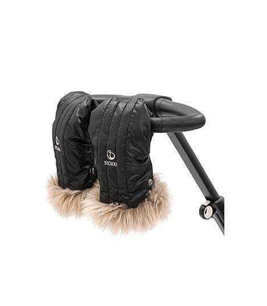 Strollers Stokke Hand Muffs | Stokke Stroller Mittens Onyx Black