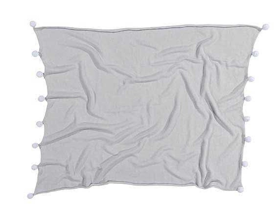 Nursery Lorena Canals | Lorena Canals Baby Blanket Bubbly Light Grey