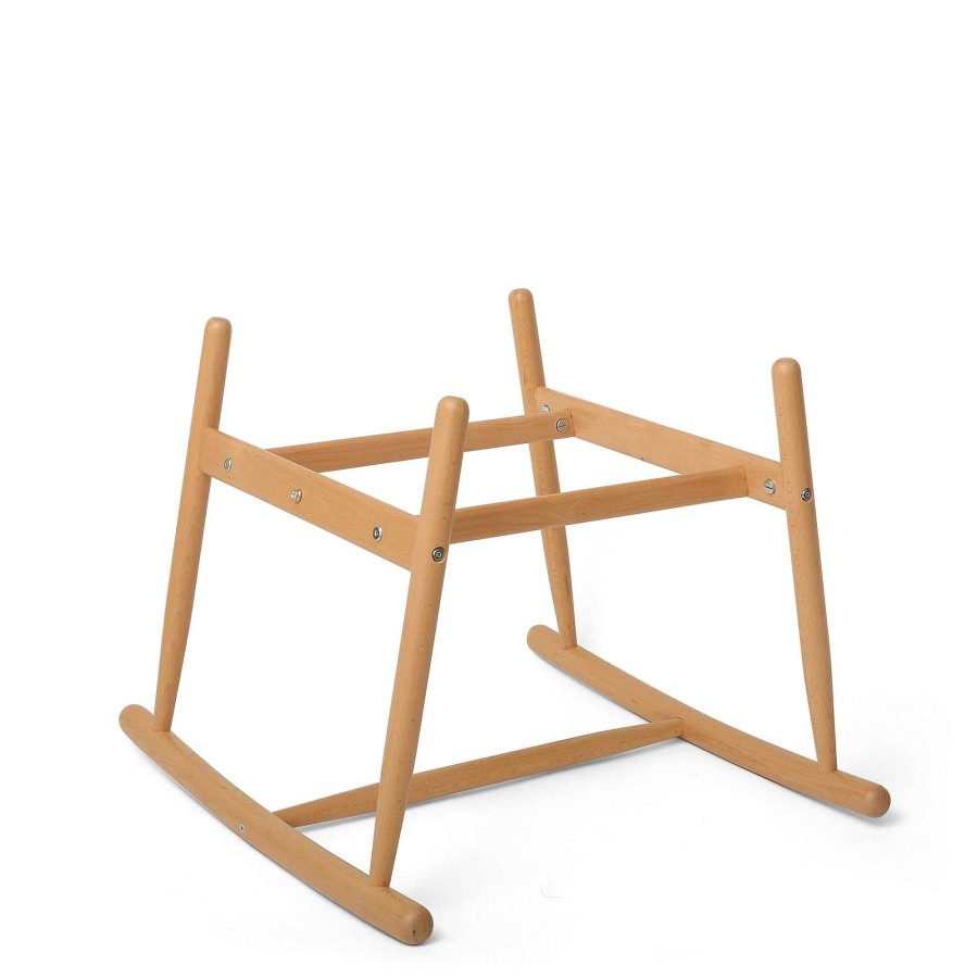 Nursery Charlie Crane | Charlie Crane Kuko Moses Basket Stand Beech