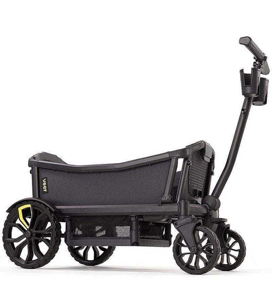 Strollers Veer | Veer Cruiser (2 Seater) Stroller Wagon + Canopy + Basket Bundle