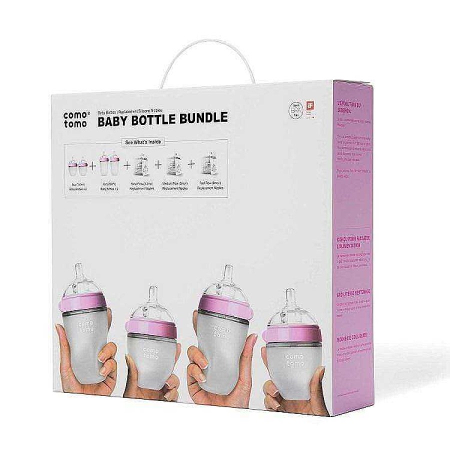 Feeding Comotomo Bottles & Accessories | Comotomo Baby Bottle Bundle Gift Set