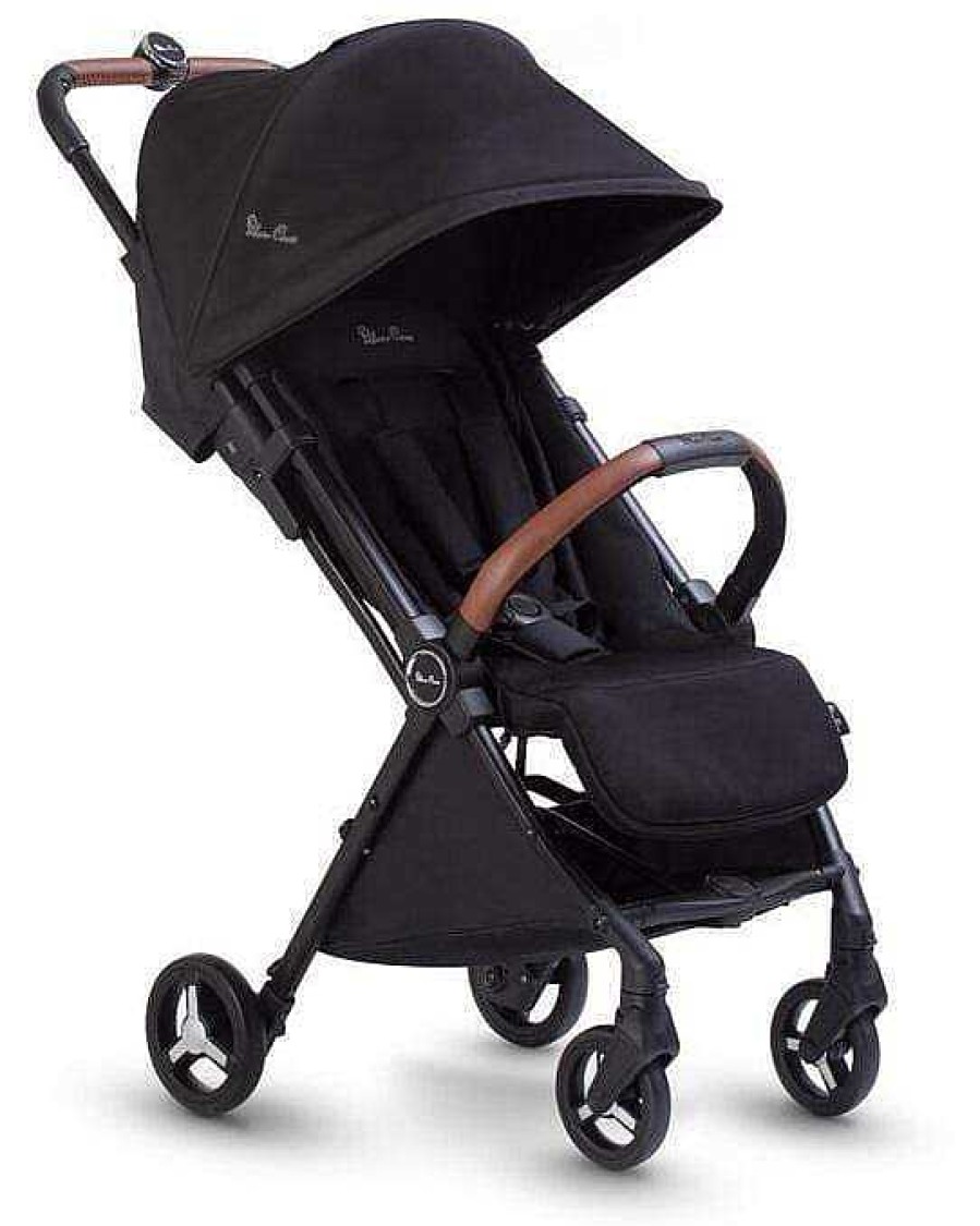 Strollers Silver Cross Lightweight Strollers | Silver Cross Jet2 Stroller Black