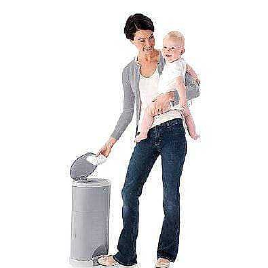 Nursery Dekor Diaper Pails & Caddys | Dekor Classic Diaper Grey