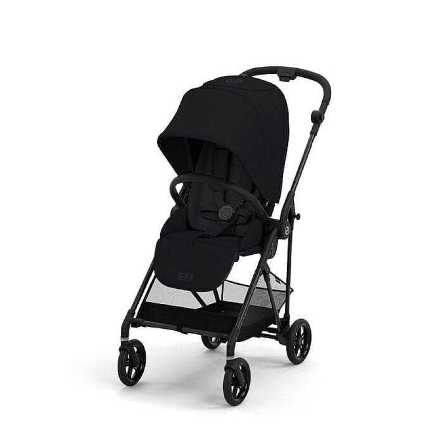 Strollers Cybex Full Size Strollers | Cybex Melio Carbon 3 Moon Black