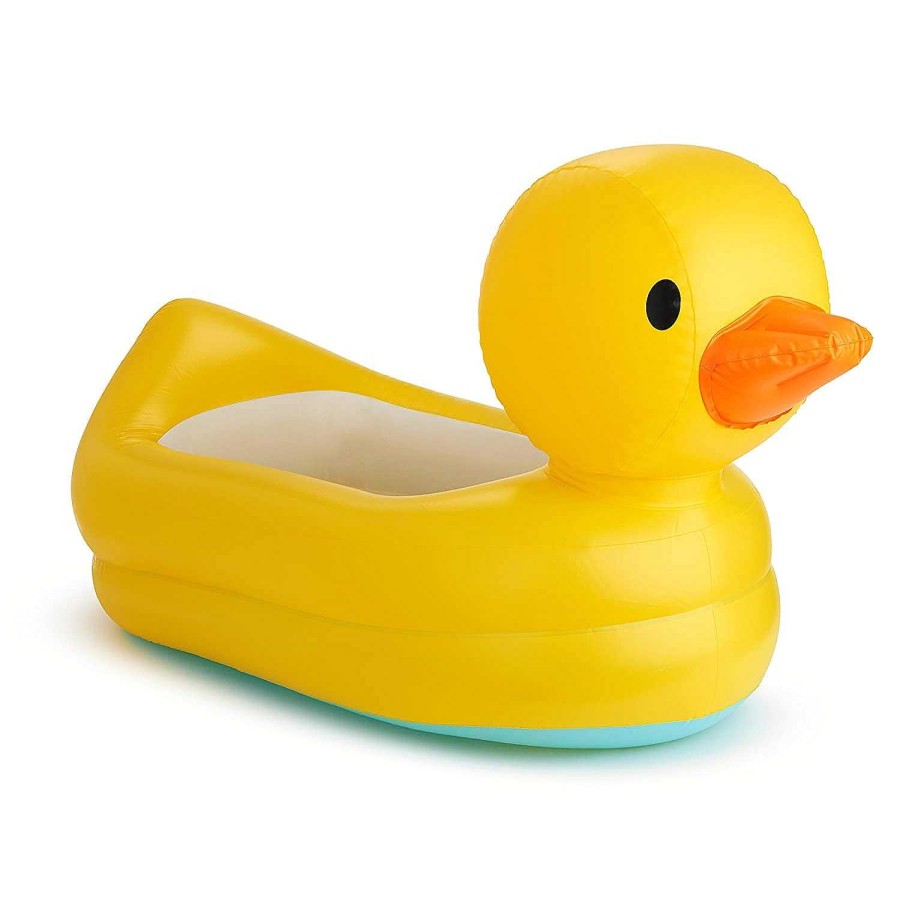 Bath & Care Munchkin Tubs | Munchkin Inflatable Duck Bathtub With Hot Heat Alert