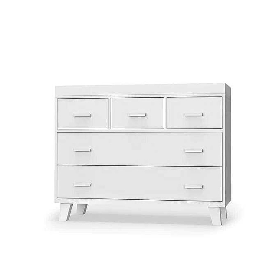 Nursery dadada | Dadada Boston 5-Drawer Dresser White