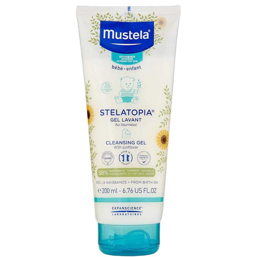 Bath & Care Mustela Perfume And Lotions | Mustela Eczema Prone Stelatopia Cleansing Gel (6.7 Oz)