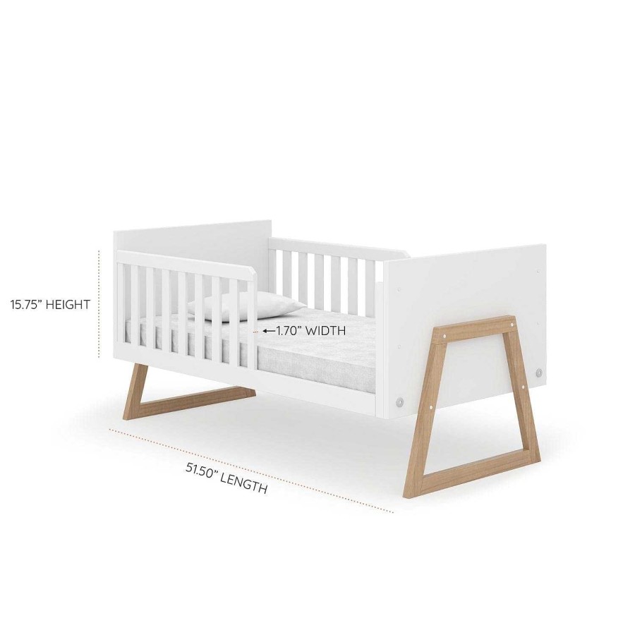 Nursery dadada | Dadada Domino 3-In-1 Crib White