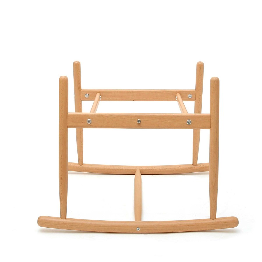 Nursery Charlie Crane | Charlie Crane Kuko Moses Basket Stand Beech