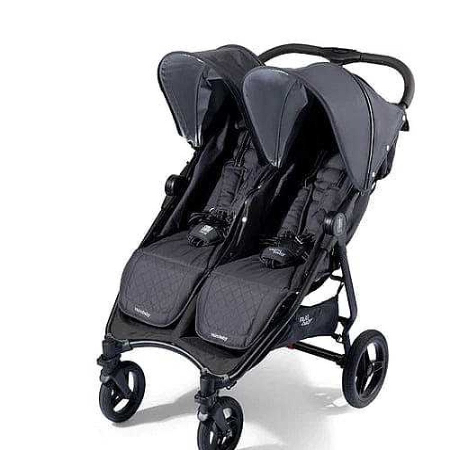 Strollers Valco Baby Side-By-Side Strollers | Valco Slim Twin Double Stroller Sport Edition