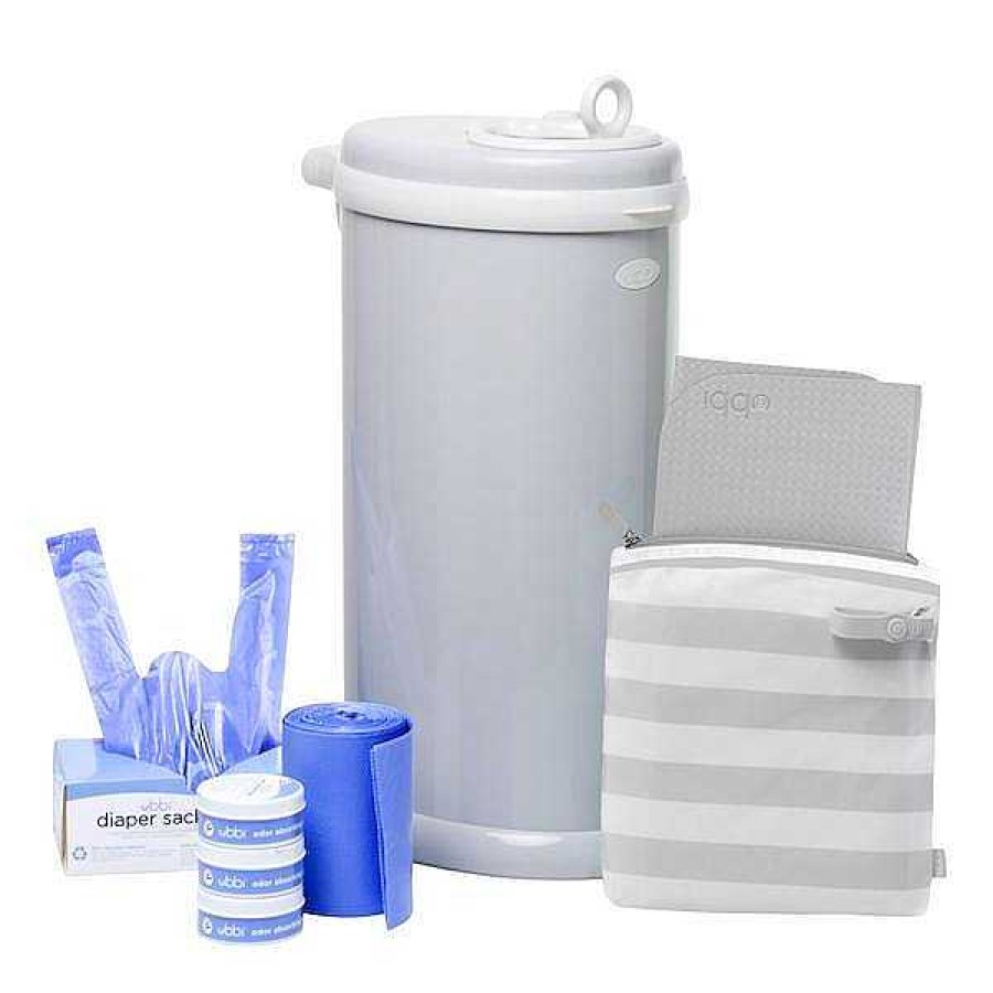 Nursery Ubbi Diaper Pails & Caddys | Ubbi Diaper Pail Gift Set