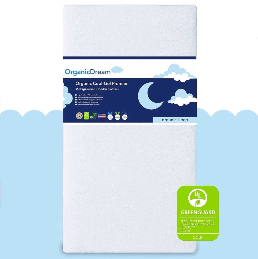 Nursery Organic Dream | Organic Dream Cool-Gel Premier 2 Stage Mattress