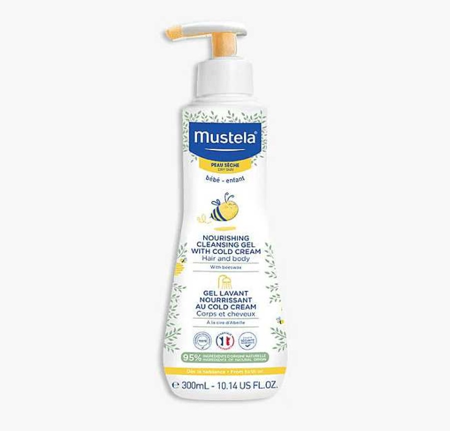 Bath & Care Mustela Perfume And Lotions | Mustela Dry Skin Nourishing Cleansing Gel With Cold Cream (300 Ml)