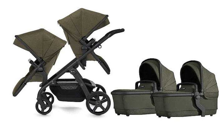 Strollers Silver Cross Tandem Strollers | Silver Cross Wave 2022 Stroller Twin Stroller