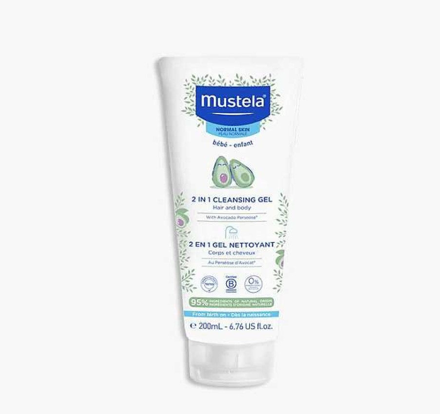 Bath & Care Mustela Perfume And Lotions | Mustela Normal Skin 2-In-1 Cleansing Gel (200 Ml)