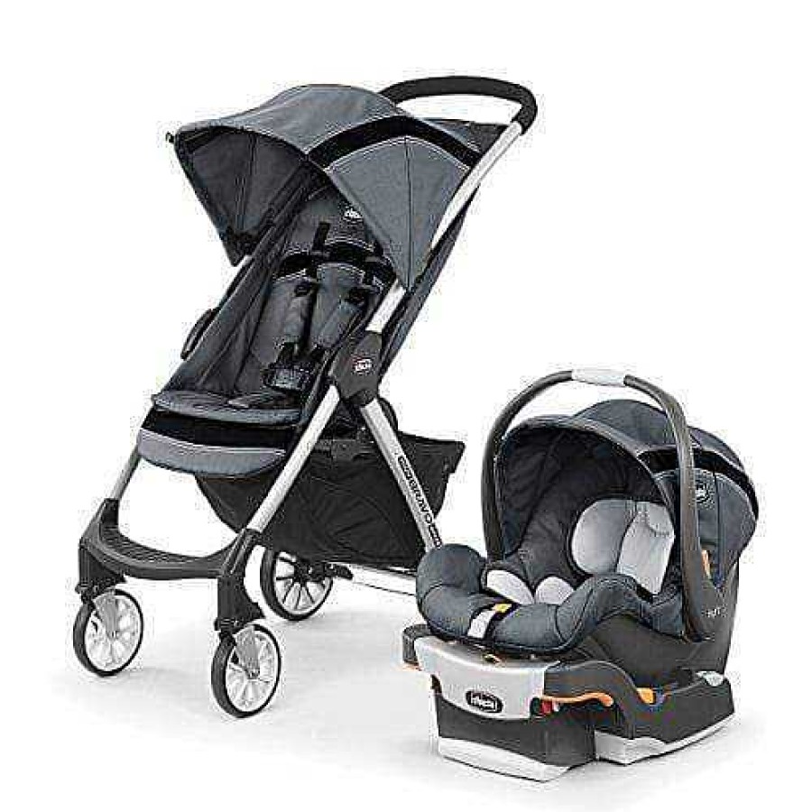 Strollers Chicco | Chicco Mini Bravo Sport Travel System - Carbon