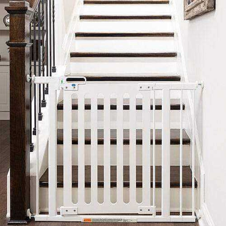 Playtime Qdos | Qdos Spectrum Wood Gate - Pressure Mount White