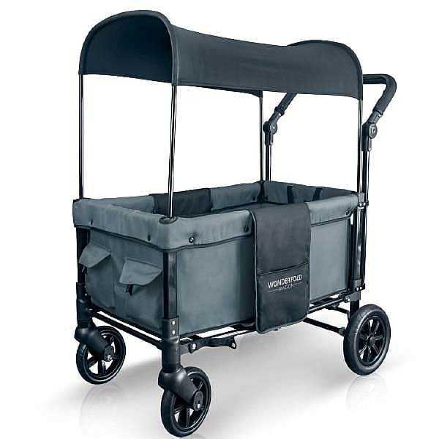 Strollers Wonderfold Wagon | Wonderfold Wagon W1 Push Double Stroller Wagon