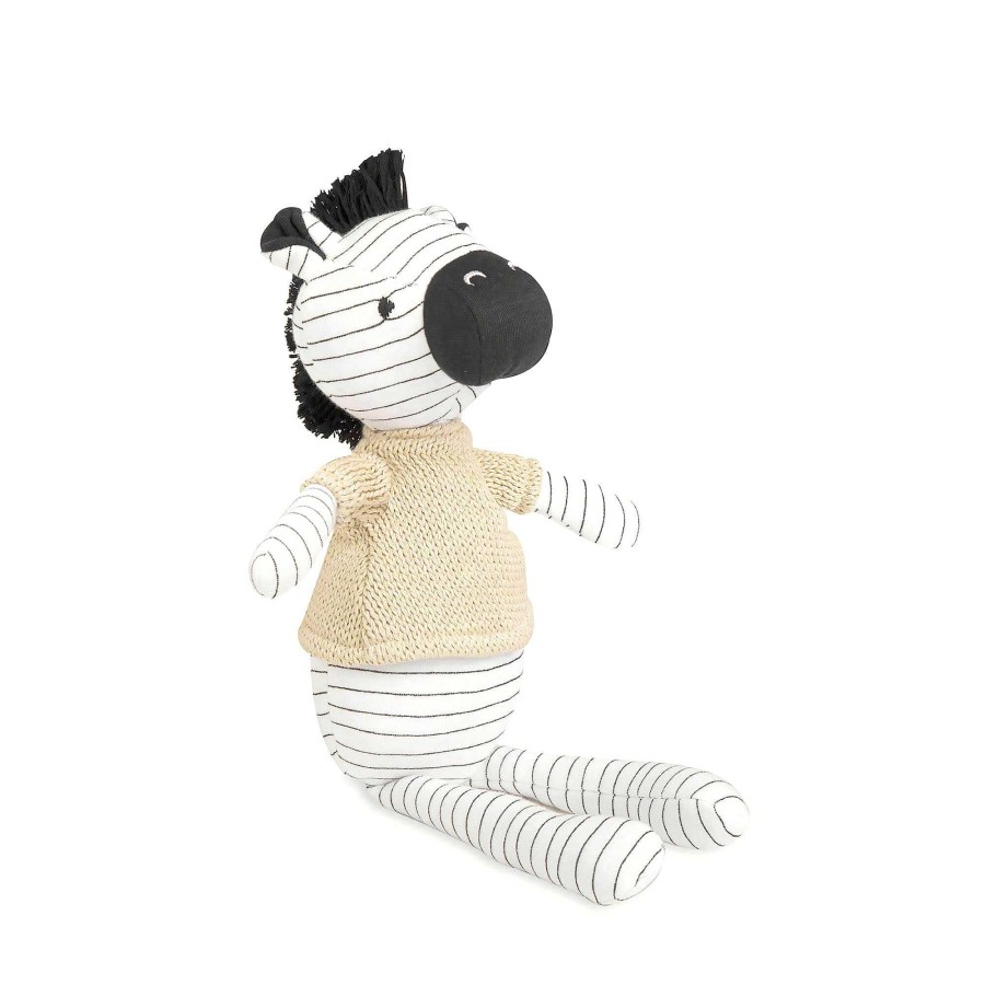 Playtime Crane Baby | Crane Baby Zulu Zebra Plush Toy