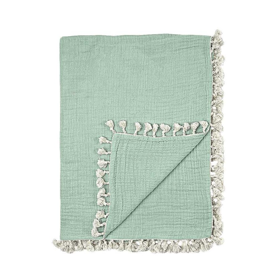 Nursery Crane Baby | Crane Baby 6 Layer Muslin Blanket