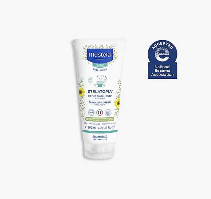 Bath & Care Mustela Perfume And Lotions | Mustela Eczema Prone Stelatopia Emollient Cream (6.7 Oz)