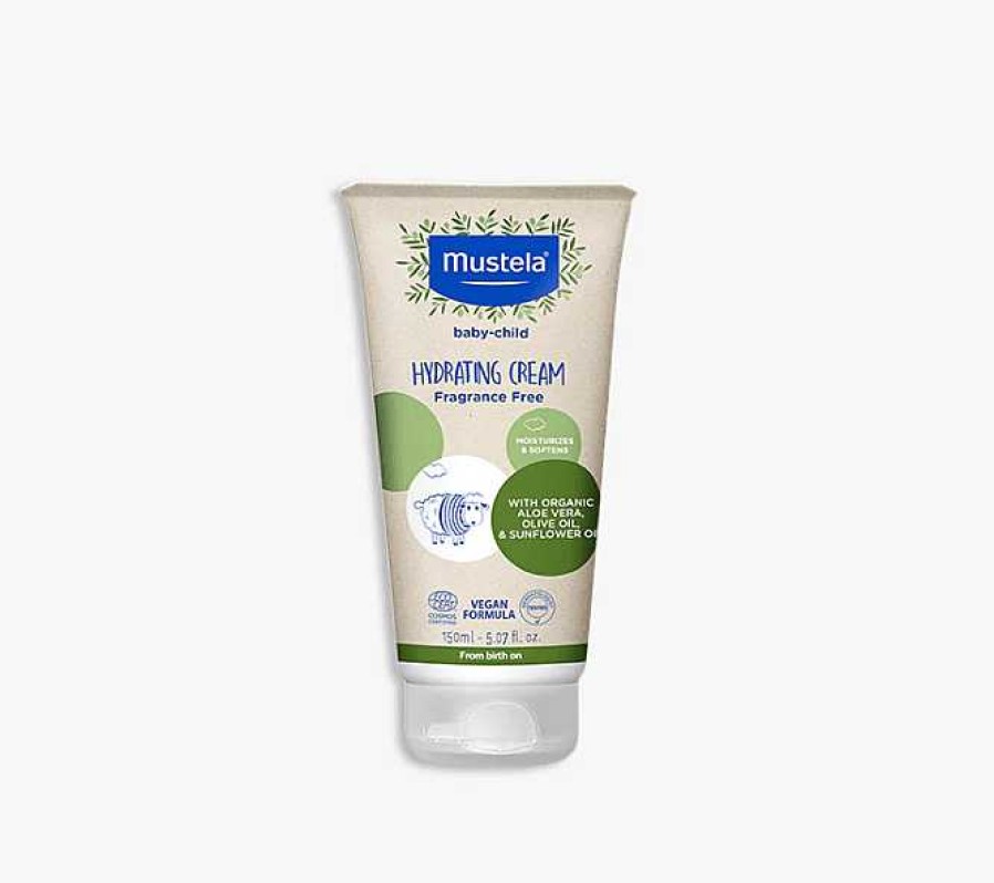 Bath & Care Mustela Perfume And Lotions | Mustela Organic Hydrating Cream With Olive Oil And Aloe (150 Ml)