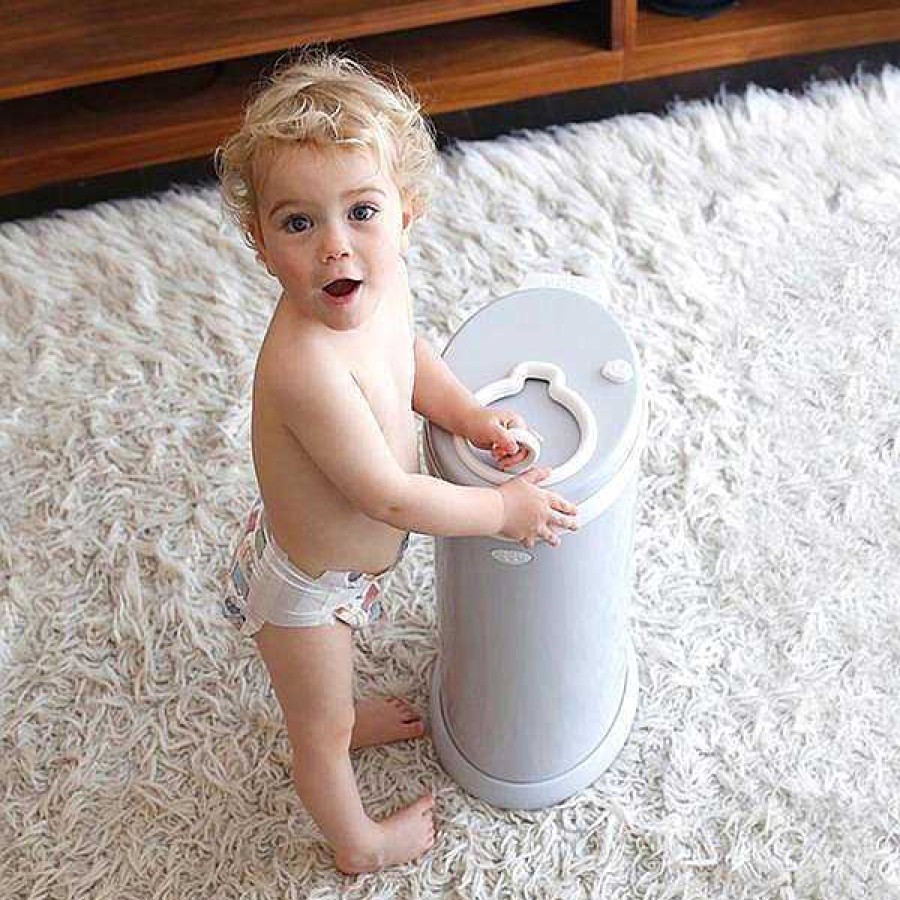 Nursery Ubbi Diaper Pails & Caddys | Ubbi Diaper Pail Chrome