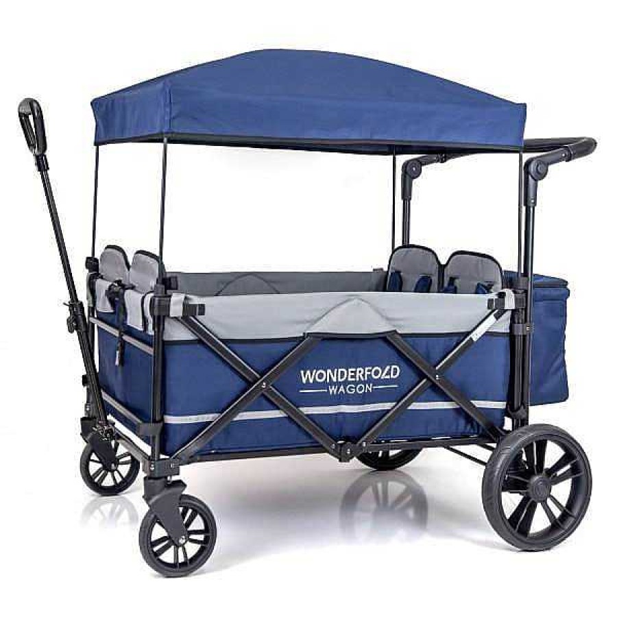 Strollers Wonderfold Wagon | Wonderfold Wagon X4 Pull/Push Quad Stroller Wagon